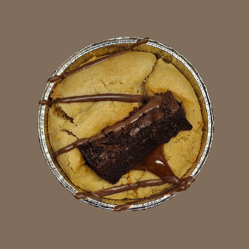 Caramel Brownie Cookie Pie Carton 30pc